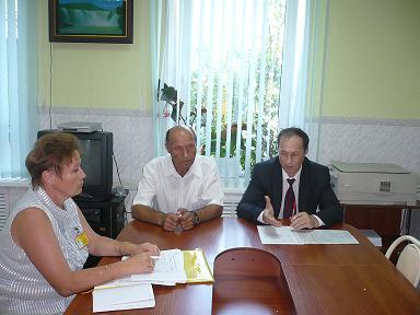 17:15 Рабочий визит руководителя Госслужбы занятости Чувашии Сергея Димитриева в Козловский и Урмарский районы
